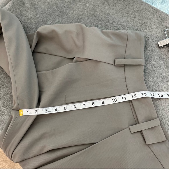 Zara Studio Collection Dart Wide leg Trousers Grey size Medium - Picture 6 of 8